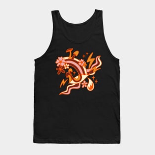 Psychedelic 70s Trippy Eye Tank Top